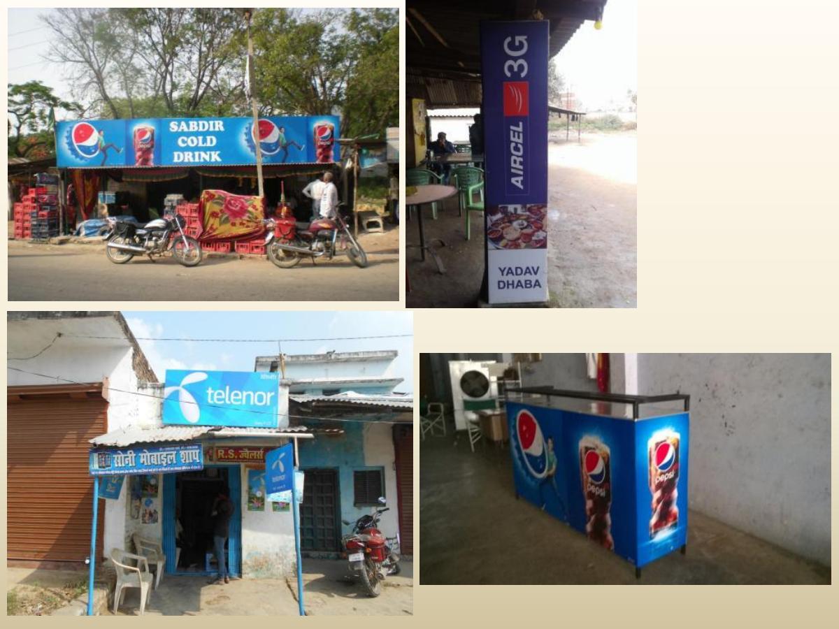 Pepsi and Aircel outdoor advertising work